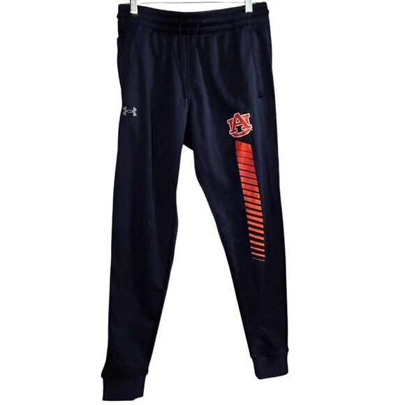 Under Armour Auburn Tigers Men's Joggers Blue Size L Activewear Pants - Picture 1 of 13